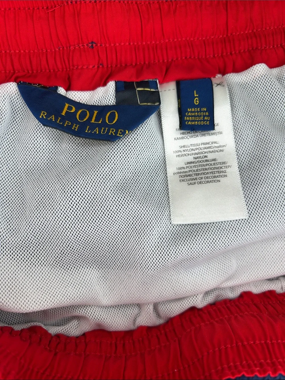 Polo Ralph Lauren Men’s Traveler Classic Newport Navy 5 3/4” Swim Trunk Shorts L